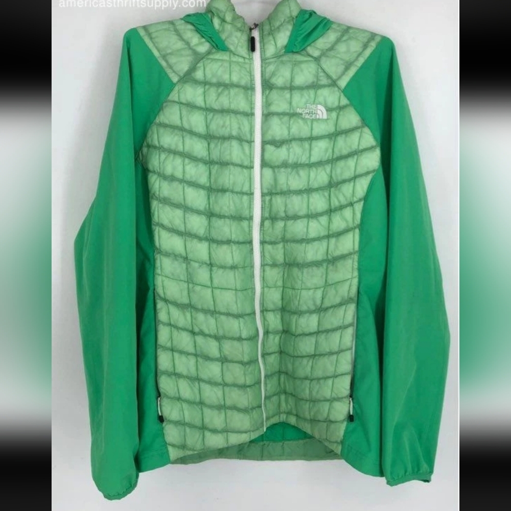 The North Face Women's Green Quilted Puffer Jacket